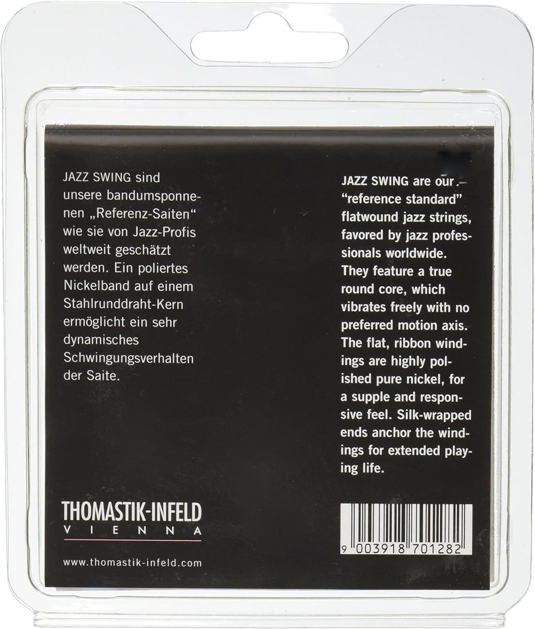 Thomastik-Infeld Strings for E-guitar Jazz Swing Series Nickel Flat Wound - Set 011 flatwound (JS111)