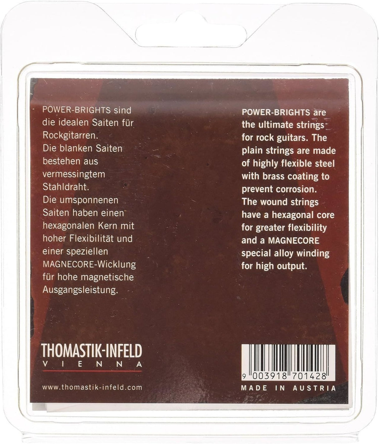 Thomastik-Infeld Strings for E-guitar Power Brights Series - Set 011 (PB111)