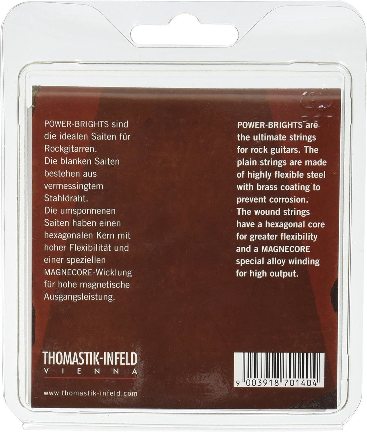 Thomastik-Infeld Strings for E-guitar Power Brights Series - Set 009 heavy (RP109)