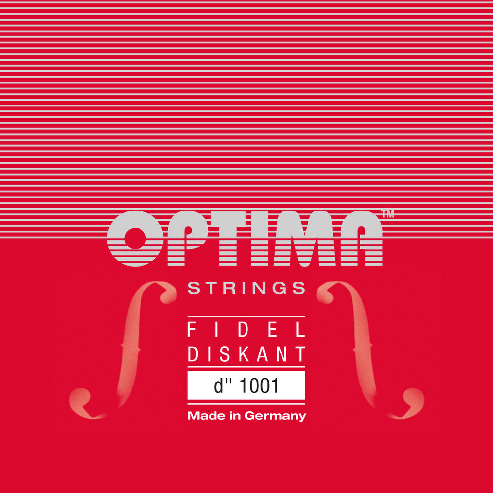 Optima 1001 streng D1 til 6-strenget sopranfidel, sølvstål