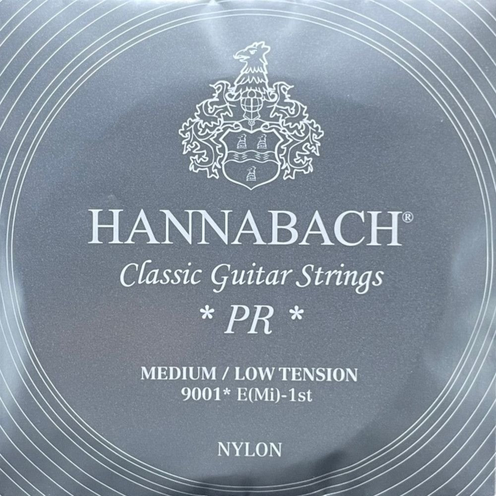 Hannabach 900 E1 diskantstreng til klassisk guitar, medium/low tension