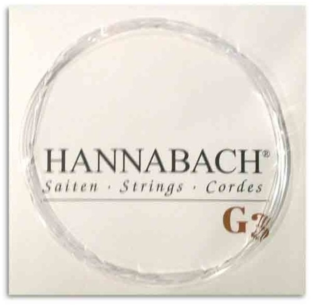 Hannabach 890 1/4 G3 blank streng til børneguitar, medium tension