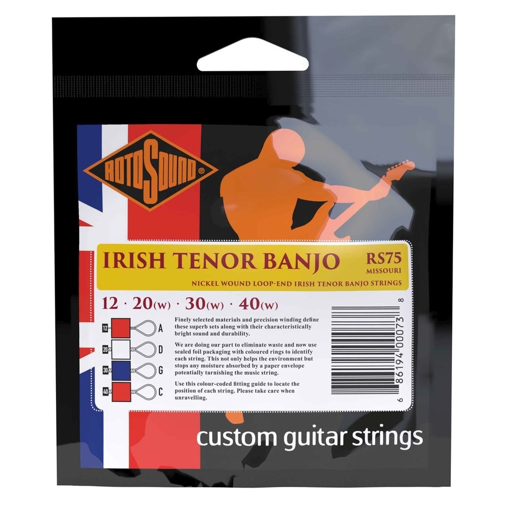Rotosound RS75 Missouri strengesæt til 4-strenget tenorbanjo
