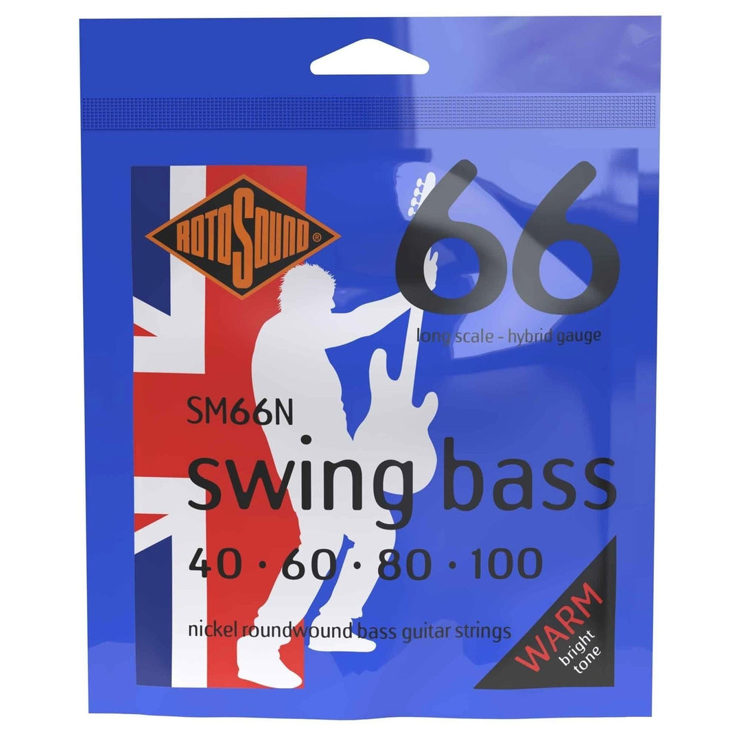 Rotosound E-Bass Strings Swing Bass 66 - Set 4-string Nickel Hybrid 40-100 (SM66N)