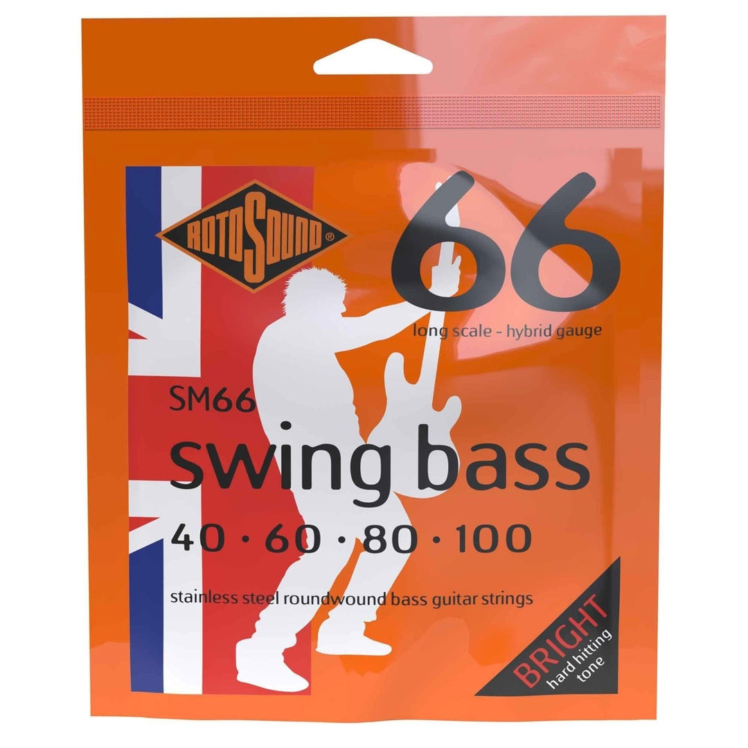 Rotosound E-Bass Strings Swing Bass 66 - Set 4-string Hybrid 40-100 (SM66)