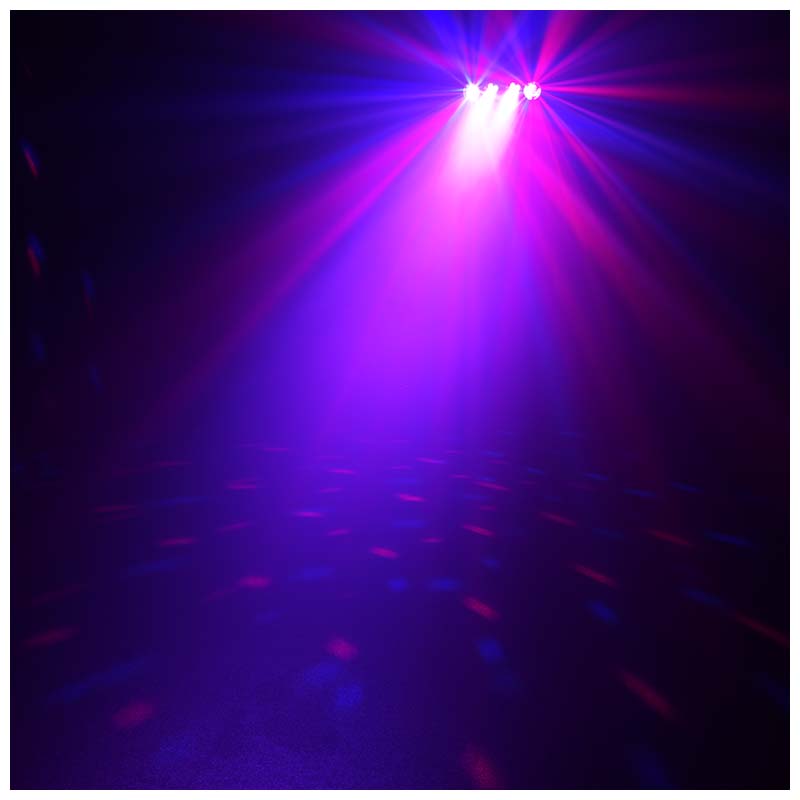 LIGHT4ME MAGIC BAR diskokugleeffekt LED PAR + stativ + fjernbetjening