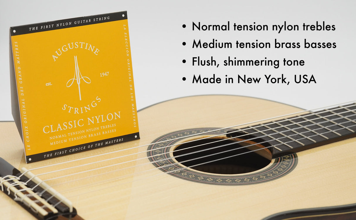 Augustine Strings for classic guitar Classic Label - Set Classic Gold (normal/medium)