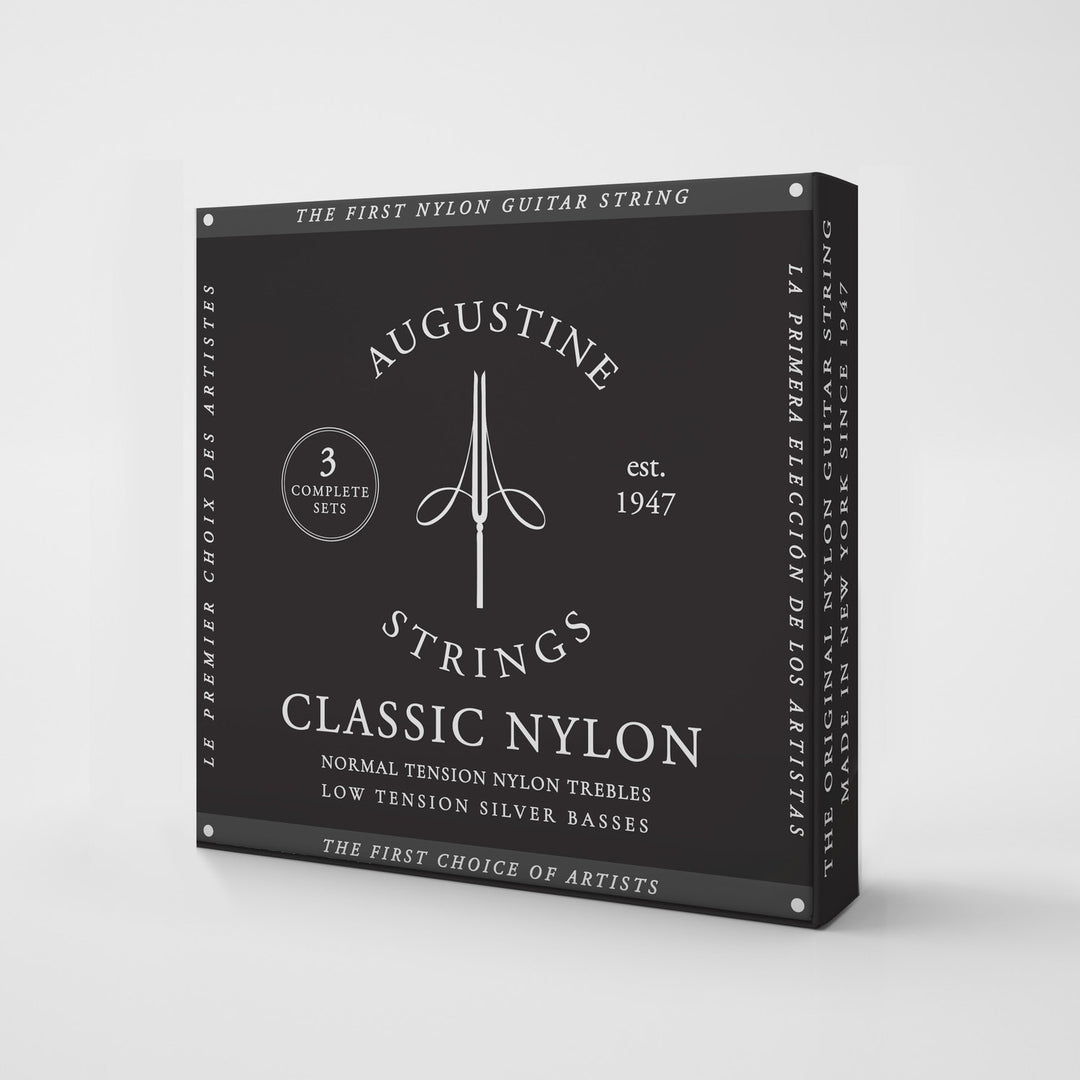 Augustine Strings for classic guitar Classic Label - 3 x Set Classic Black (normal/low)