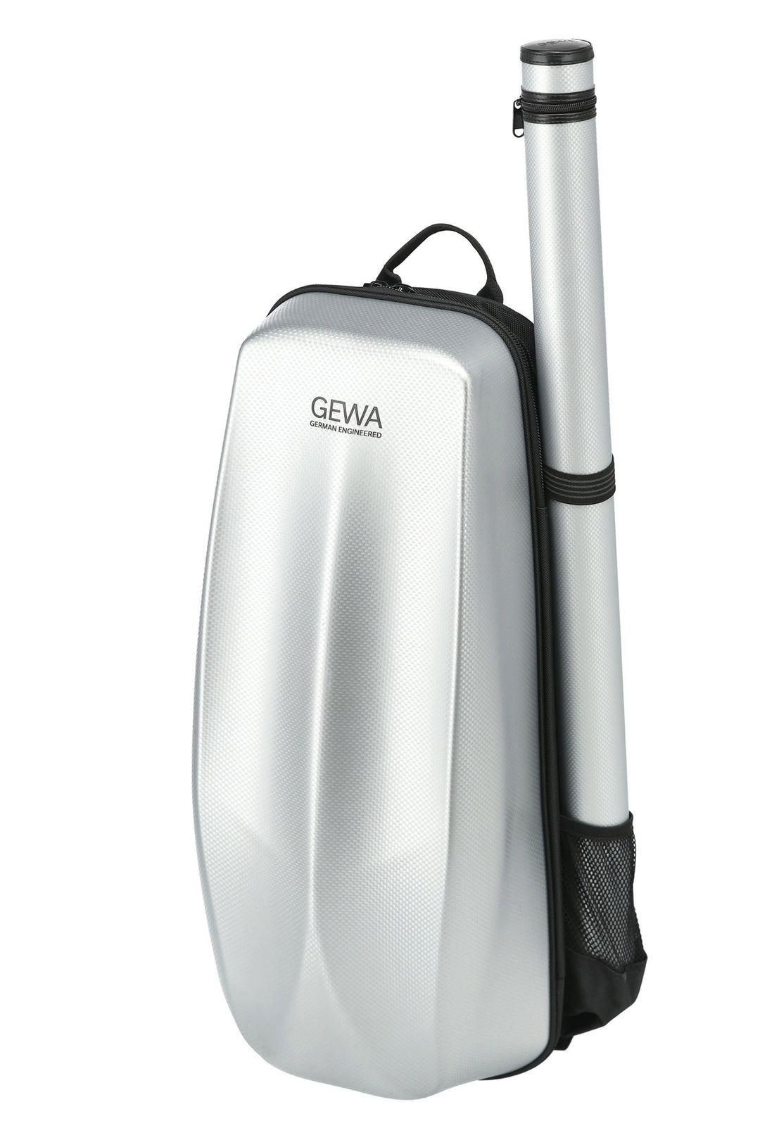 GEWA Rucksack for violin case Space Bag - Silver 4/4 - 3/4 (33 x 67 (with bow case 79 ) x 19 cm)