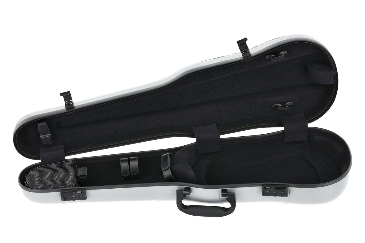GEWA Form shaped violin cases Air 1.7 - Silver metallic high gloss