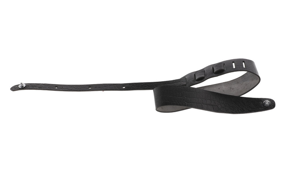 GEWA Premium Plain 70 guitarrem med Security Locks, sort, narvet