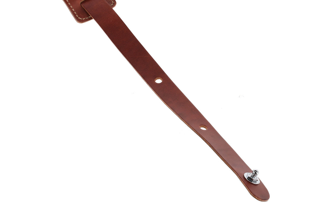 GEWA Guitar Straps Prestige 65 padded Security Locks - dry sand/brown