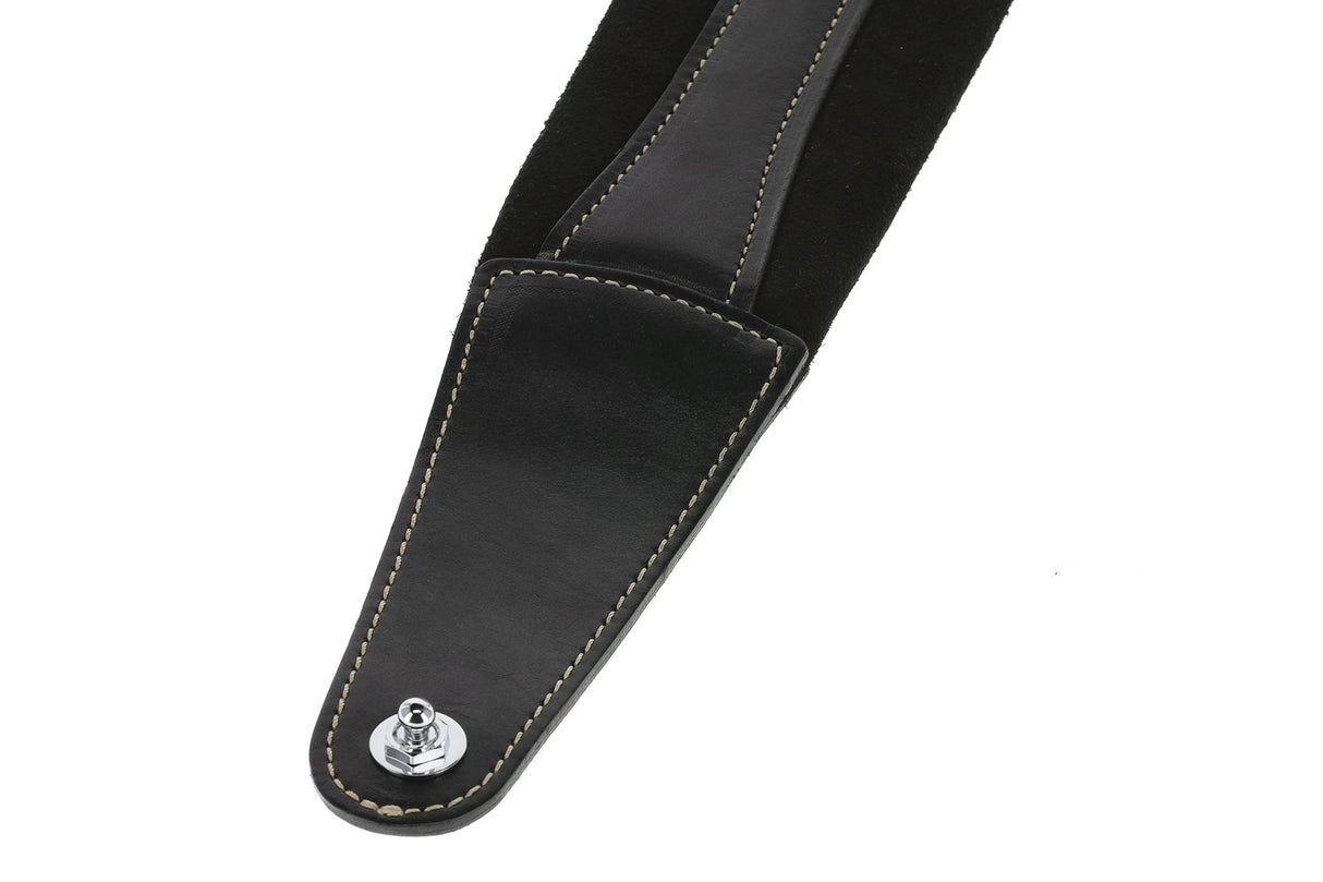 GEWA Guitar Straps Prestige 85 padded Security Locks - black/black