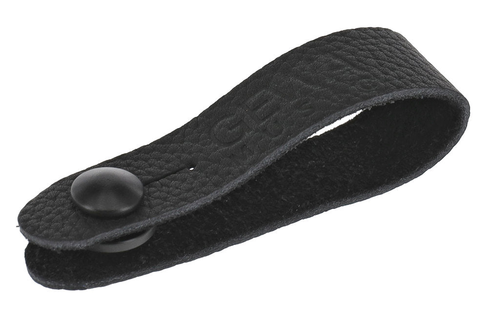 GEWA Tie Strap løkke til guitarrem, læder, sort