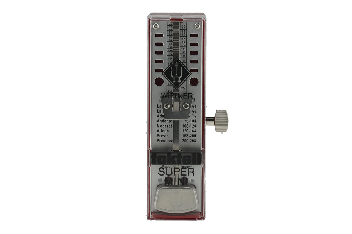 Wittner Metronome Metronome Super Mini - Ruby red 884051