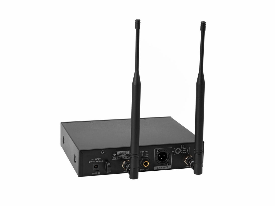 OMNITRONIC UHF-601 1-channel Wireless Mic System 520-554 MHz