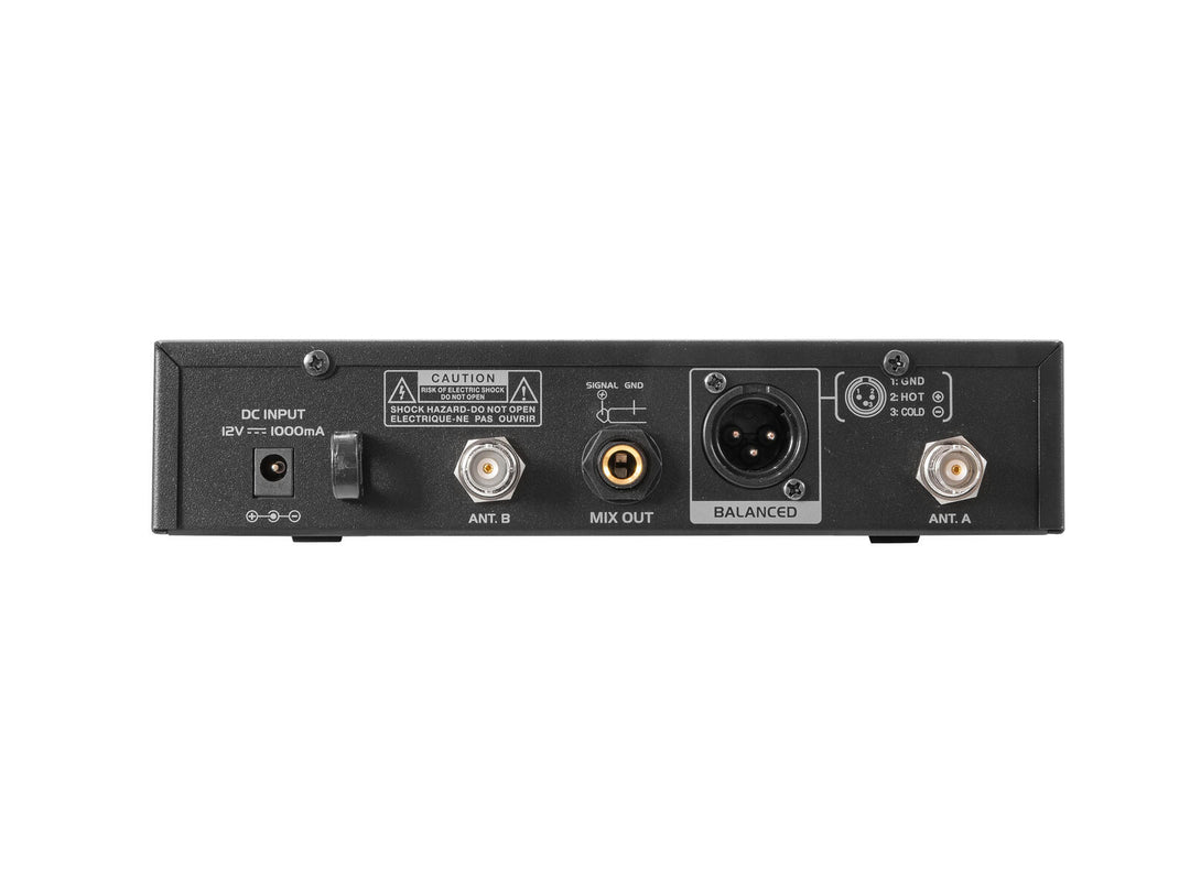 OMNITRONIC UHF-601 1-channel Wireless Mic System 520-554 MHz