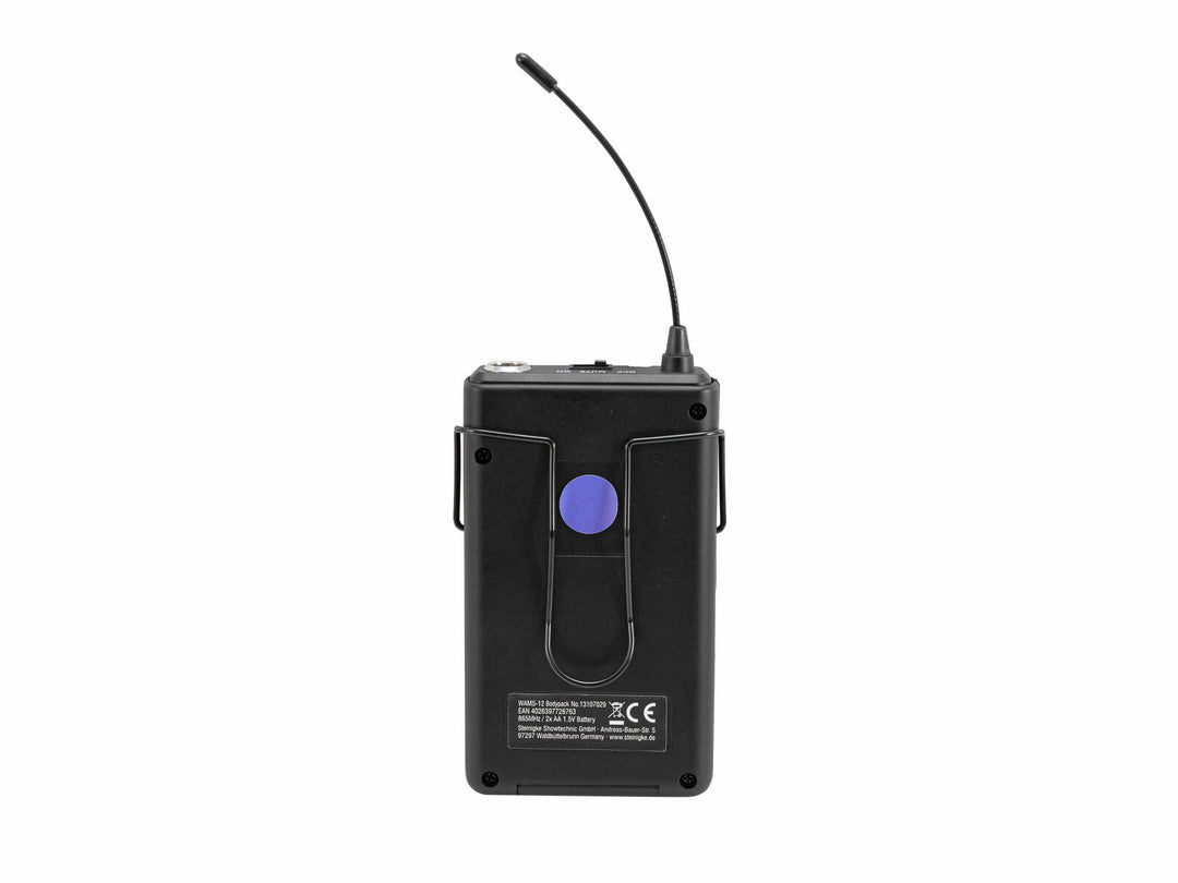 OMNITRONIC WAMS-12 Bodypack incl. Headset 865MHz