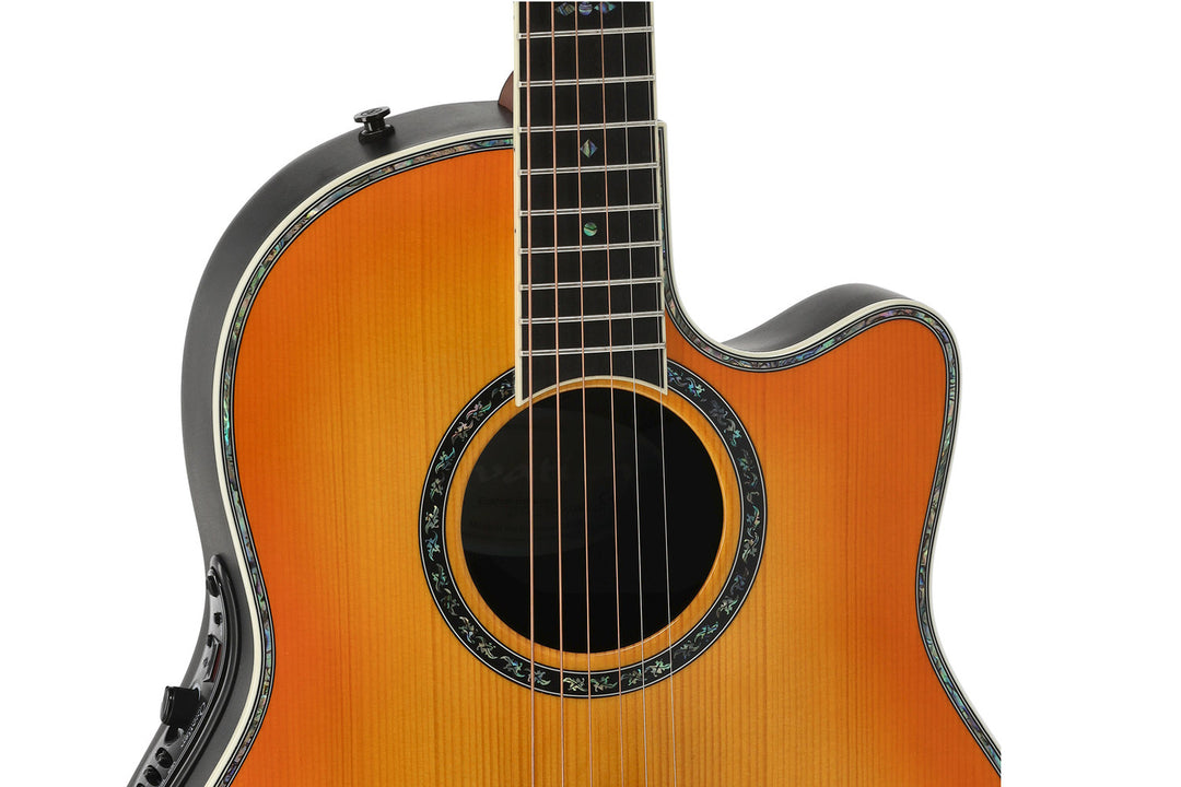 Ovation Pro Series Custom Balladeer 2762BL-HB-G, Honey Burst
