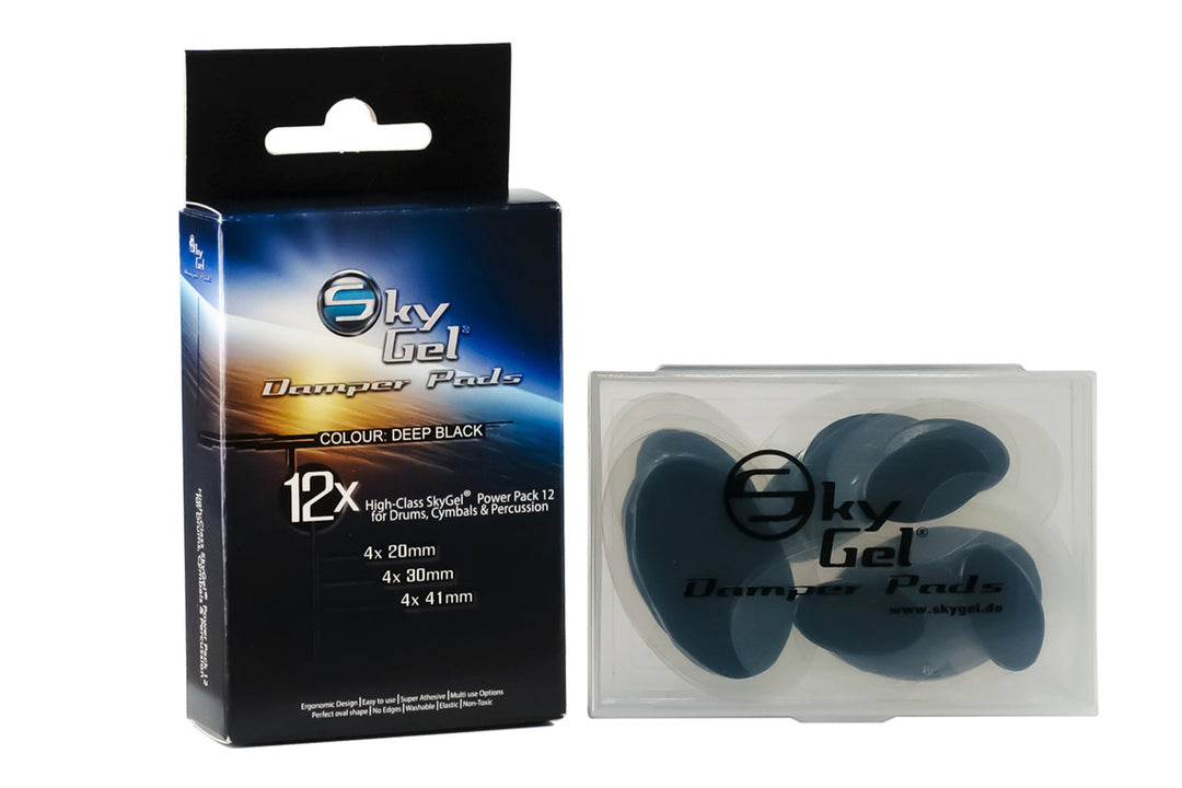 SKY Music Damper Pads SkyGel - Deep Black (SG12DBK)