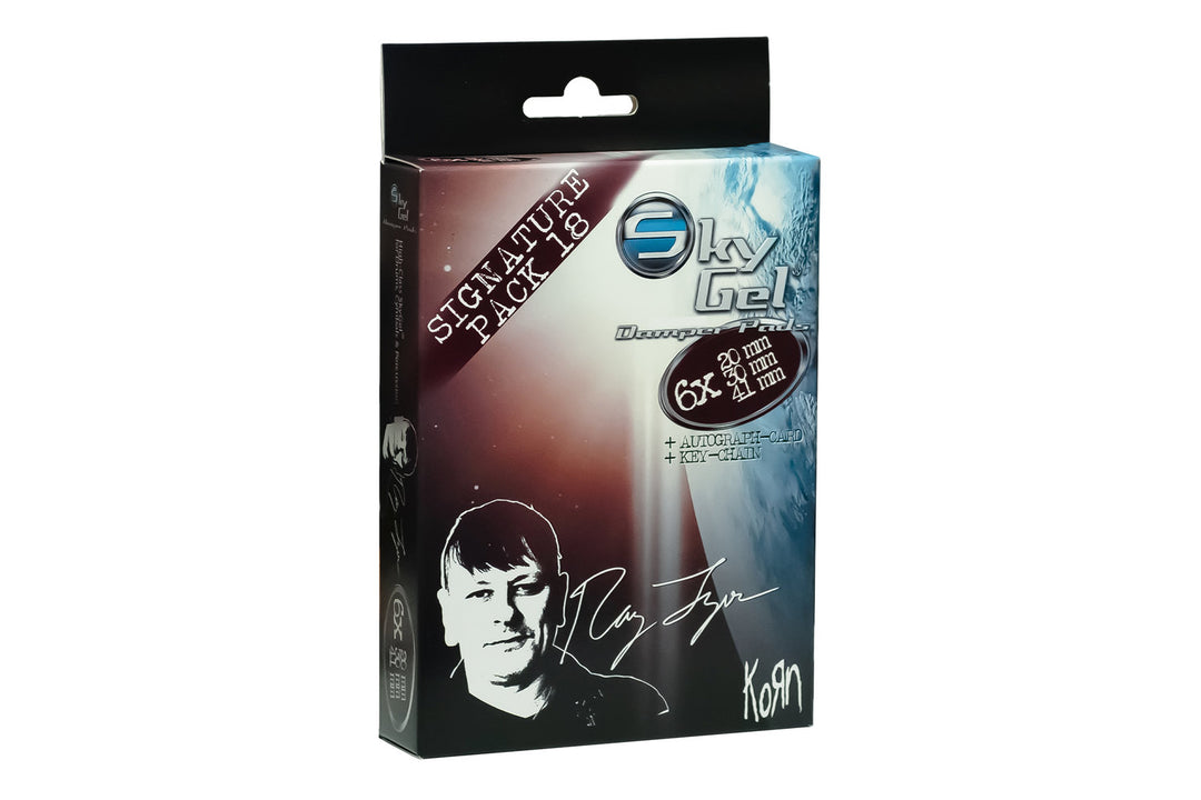 SKY Music Damper Pads Signature Edition Ray Luzier - Wine Red (SG18RLWR)