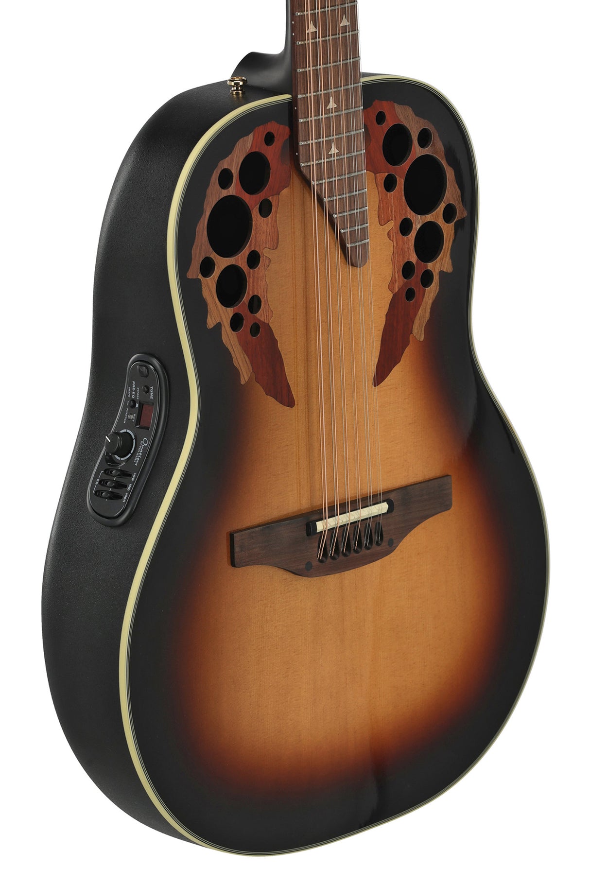 Ovation E-Acoustic Guitar Pro Series Elite Deep Bowl Non-Cutaway 12-string - Sunburst (1758-1-G)