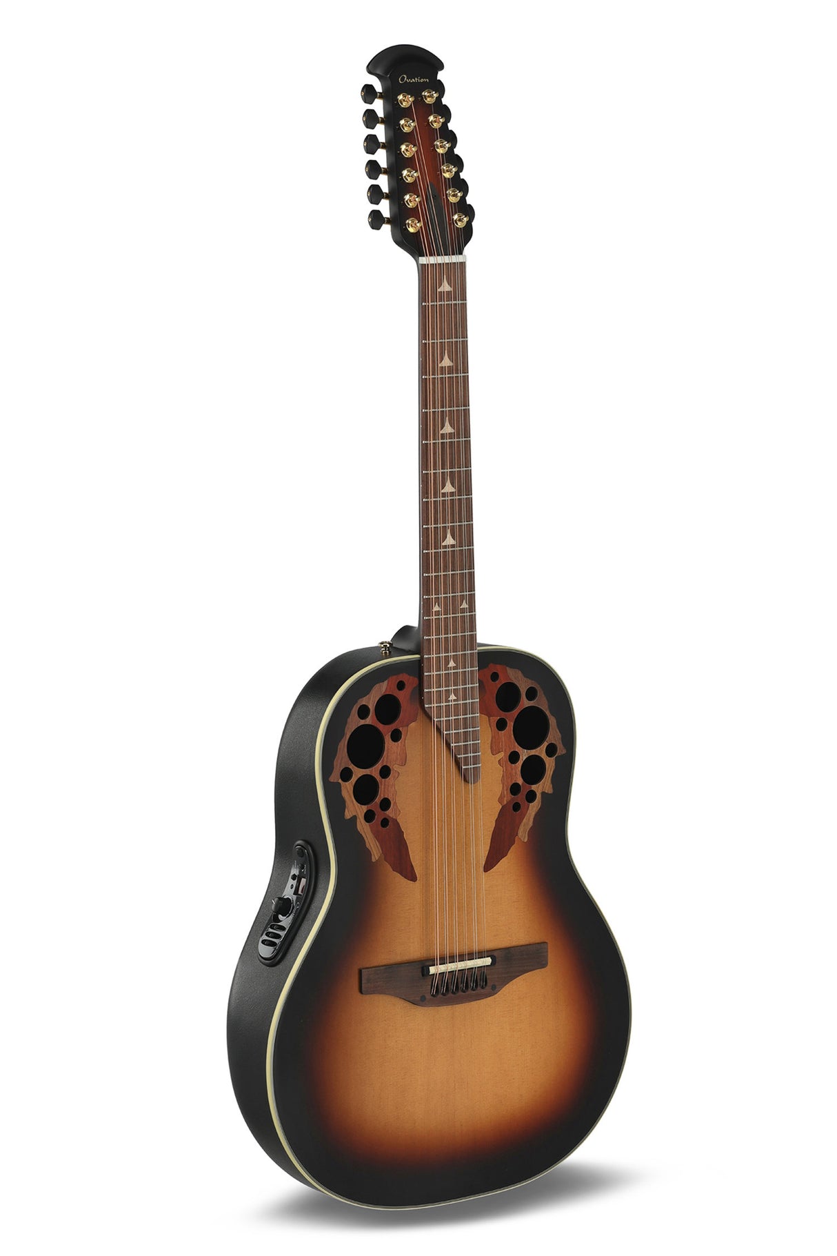 Ovation E-Acoustic Guitar Pro Series Elite Deep Bowl Non-Cutaway 12-string - Sunburst (1758-1-G)