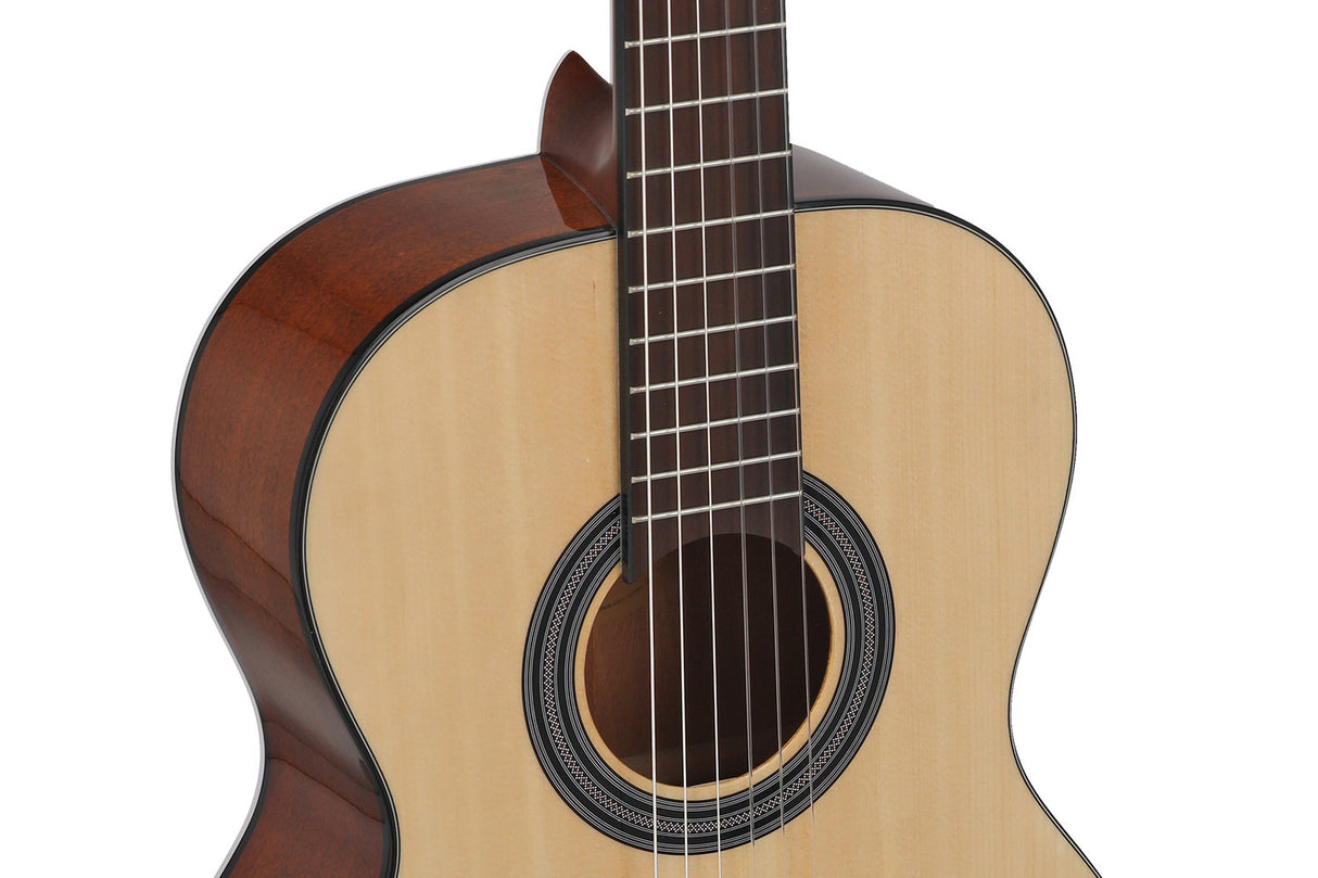 GEWA Classical guitar Student Natural - 7/8 size natural
