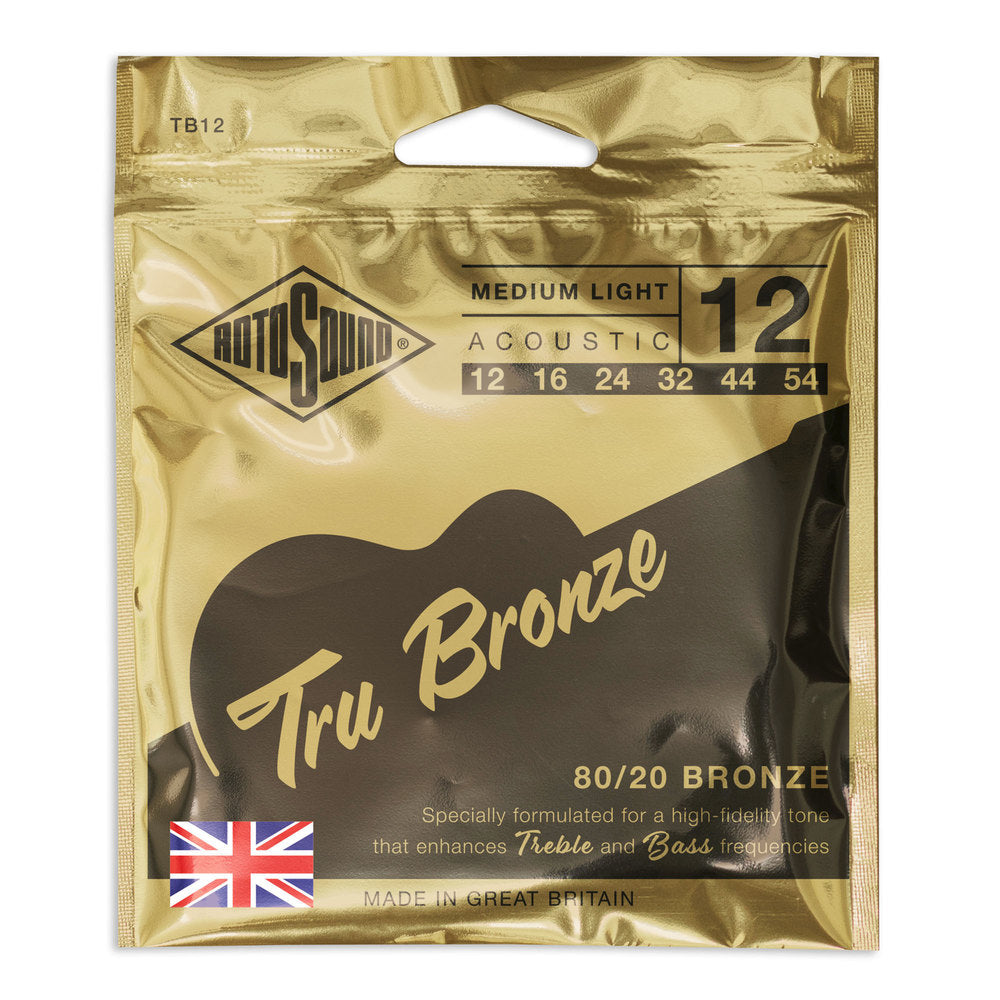 Rotosound Tru Bronze TB12 westernguitarstrenge 12-54