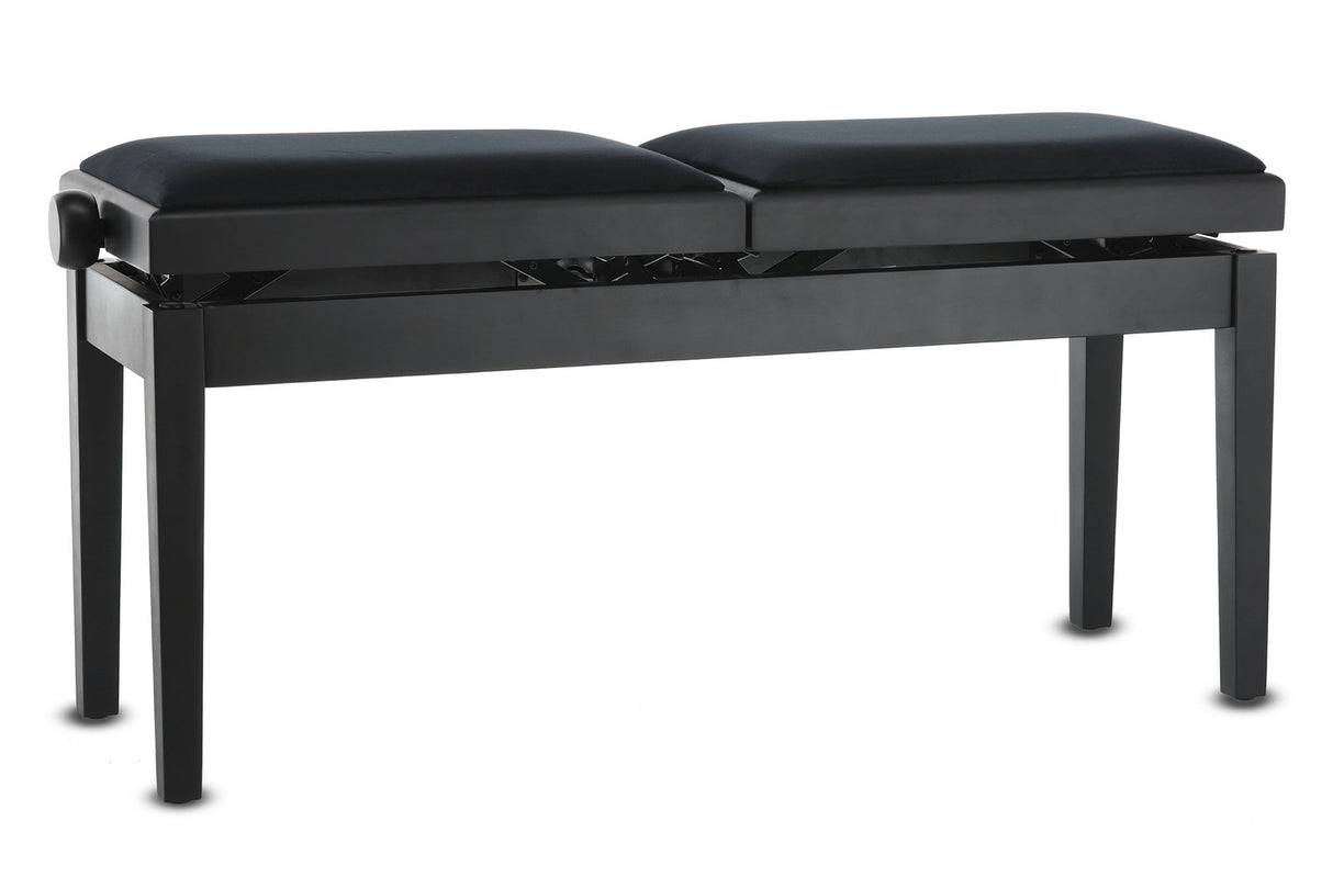 GEWA Piano bench Deluxe Double - Black matt