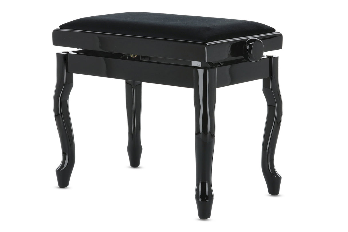 GEWA Piano bench Deluxe Classic - Black highgloss