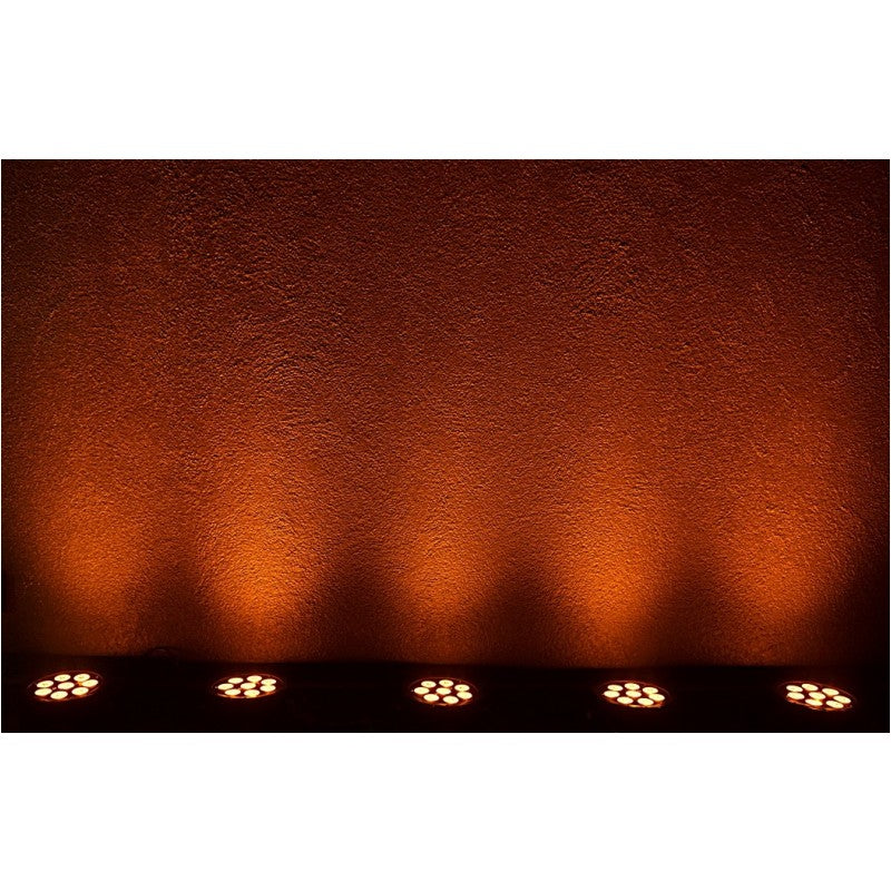 LIGHT4ME PENTA PAR 8x12W MKII RGBWA LED slank