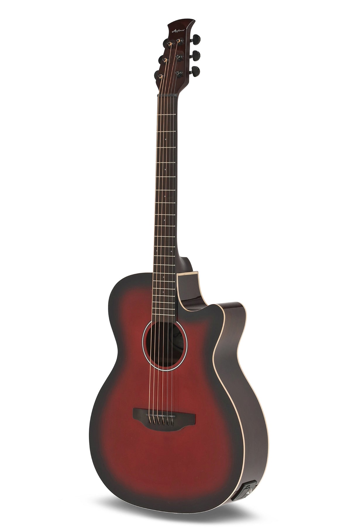 Applause E-Acoustic Guitar Jump OM Electro Cut Gloss - Cherry Burst (AEO-69-CB)