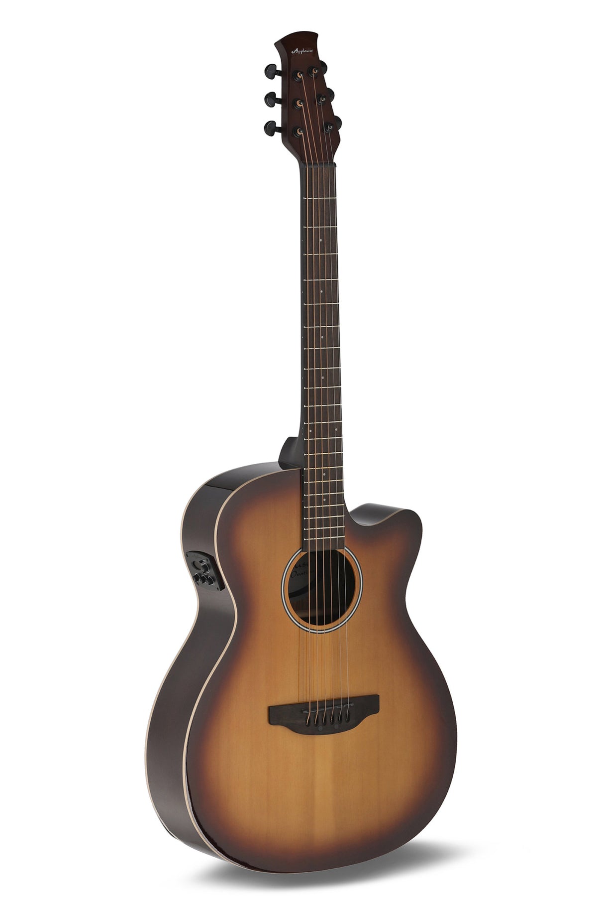 Applause E-Acoustic Guitar Jump OM Electro Cut Gloss - Vintage Cherry (AEO-69-VC)