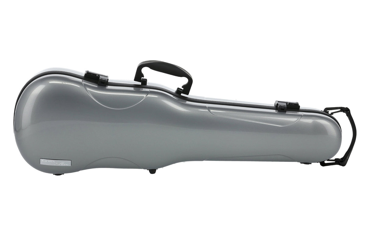 GEWA Form shaped violin cases Air 1.7 - Silver metallic highgloss (with side handle)