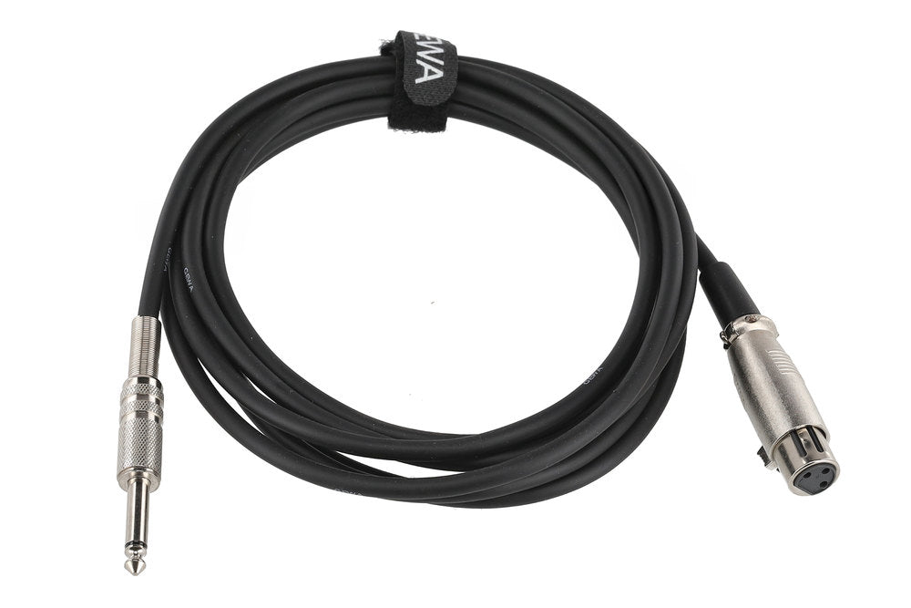 GEWA Basic Line mikrofonkabel 3 m, XLR-hun til mono-jack