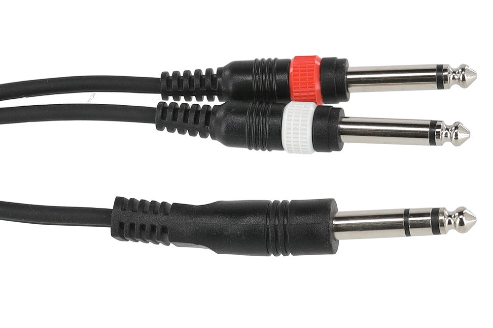 GEWA Basic Line Y-kabel 3 m, stereo-jack til 2 x mono-jack