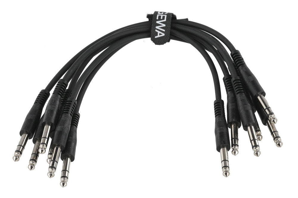 GEWA Basic Line patchkabel 0,3 m, lige stereo-jack, 6 stk.