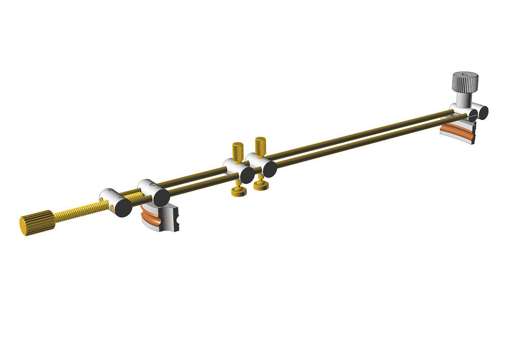 GEWA Two Rod revneklemme til violin og bratsch, 180 mm