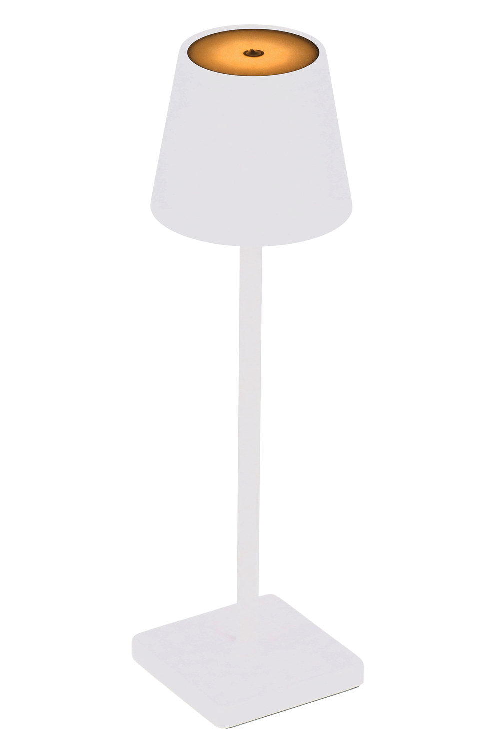 GEWA PL-48 klaverlampe med 48 LED og batteri, hvid mat