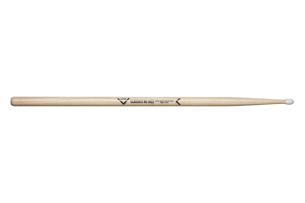 Vater Classics 8D Jazz trommestikker, hickory, nylonspids