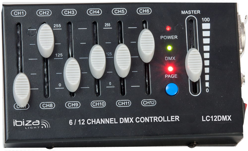 Ibiza 12-Kanals DMX Controller