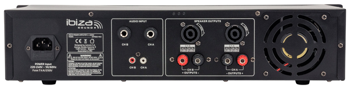 Ibiza AMP300-MKII - Effektforstærker (2x240W)
