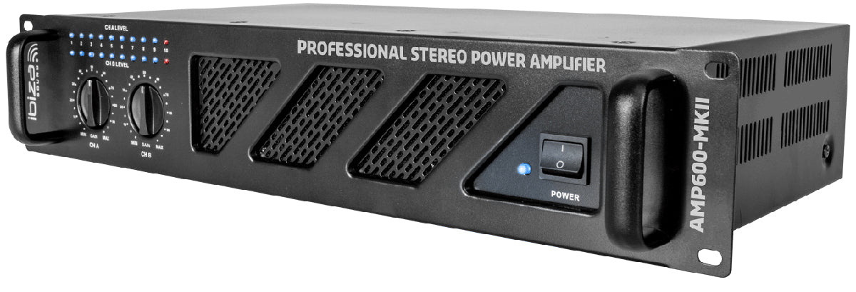 Ibiza AMP600-MKII Effektforstærker (2x480W)