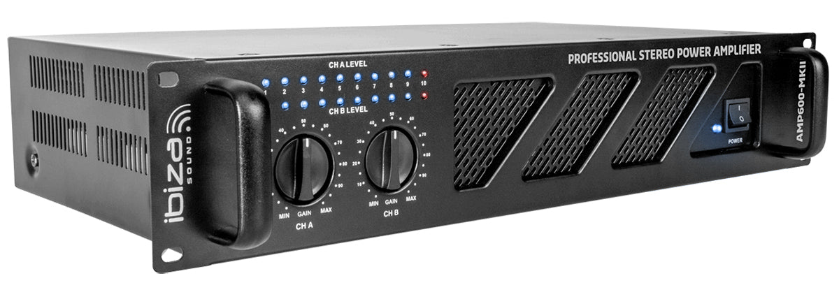 Ibiza AMP600-MKII Effektforstærker (2x480W)