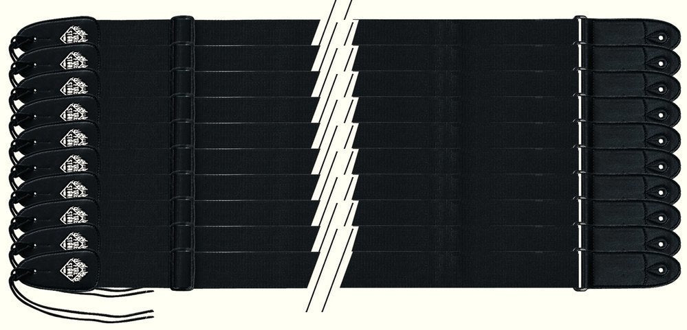 Fire & Stone Nylon Edition guitarremme, 10 stk. sort