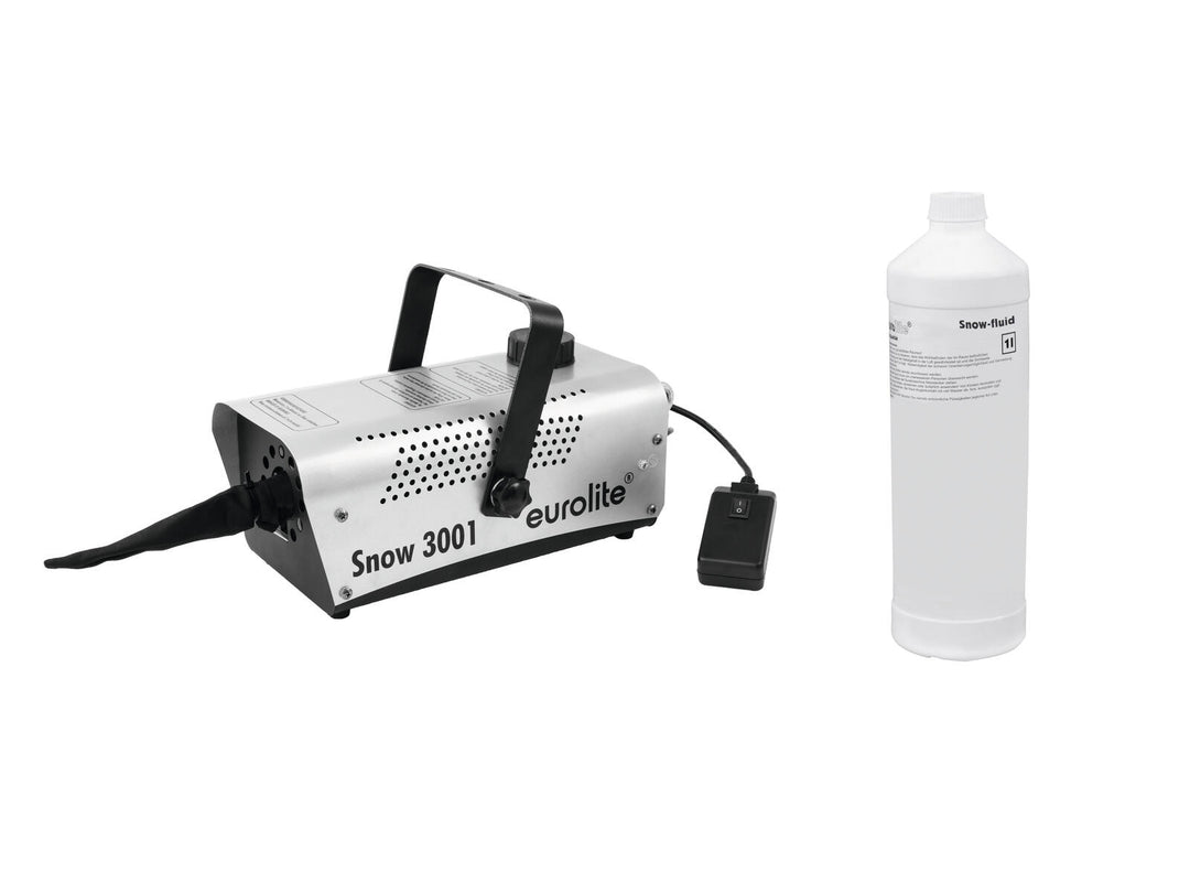 EUROLITE Set Snow 3001 Snow Machine + Snow Fluid 1l