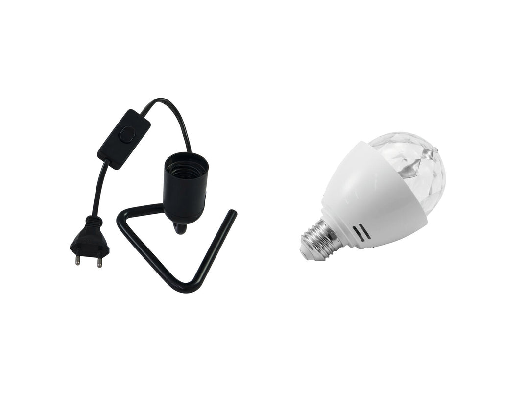 EUROLITE Set LED BC-1 RGB + Triangle Base black