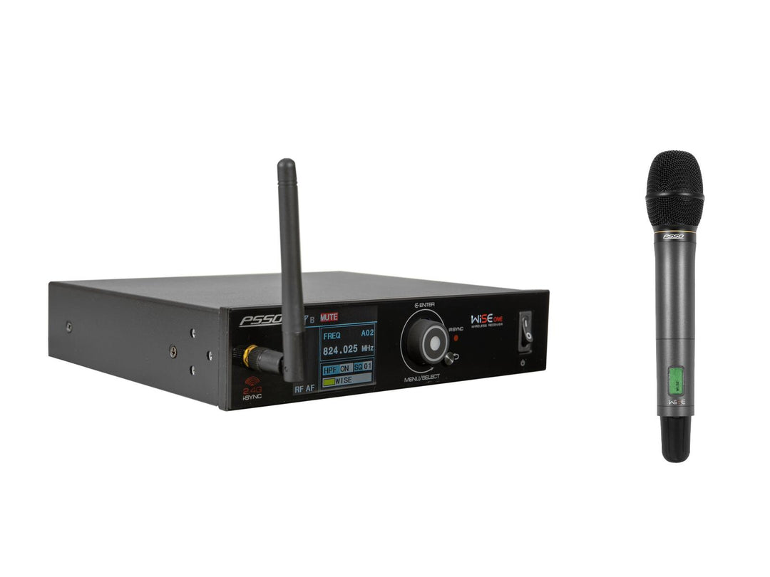 PSSO Set WISE ONE + Dyn. Wireless Microphone 823-832/863-865MHz