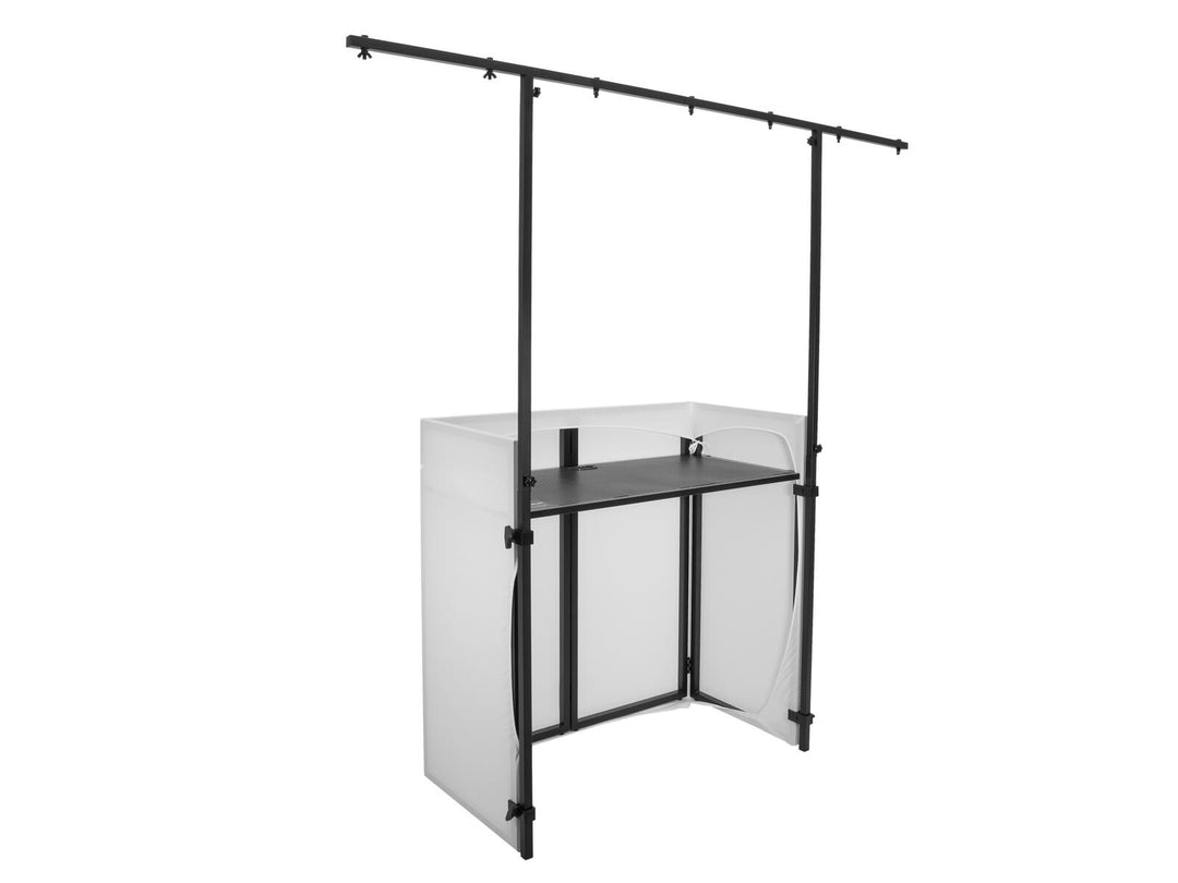 OMNITRONIC Set Compact Mobile DJ Stand incl. Cover + Extension Frame